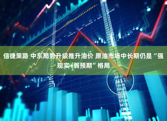 信捷策路 中东局势升级推升油价 原油市场中长期仍是“强现实+弱预期”格局