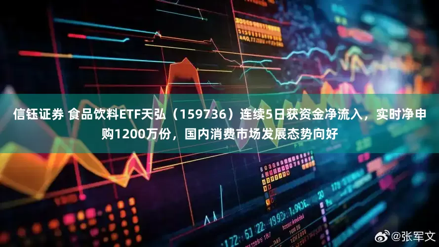 信钰证券 食品饮料ETF天弘（159736）连续5日获资金净流入，实时净申购1200万份，国内消费市场发展态势向好